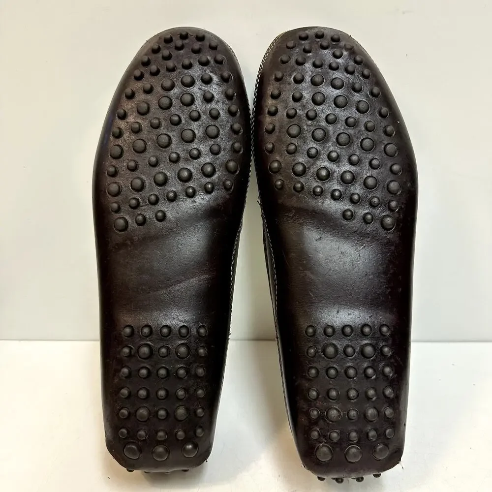 VERY GOOD Rancourt & Co. x Cole Haan Brown Driver Moccasin Maine USA 9.5 D
